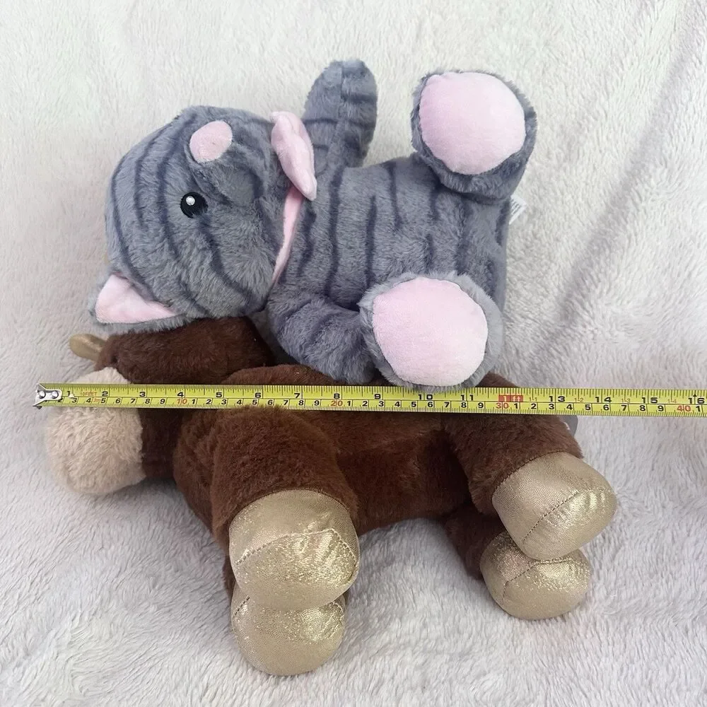 New Petsmart Dog Toys Fortune Reindeer Lucky Cat Squeaker Medium Large Dog Plush
